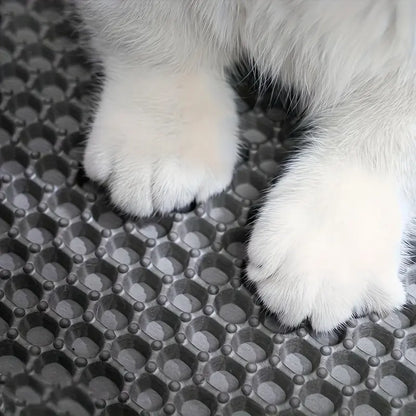 Extra Large Dual-Layer Cat Litter Mat, Litter Box, EVA Material, Anti-Odor, Non-Slip, Easy-Clean, Durable Indoor Mat for Pet Waste Management